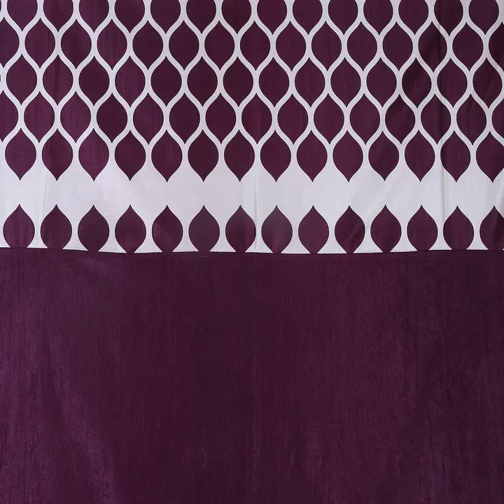 Diya print patch work curtains 7FT Door _set of 1_purple  uploaded by Home max india on 7/26/2023
