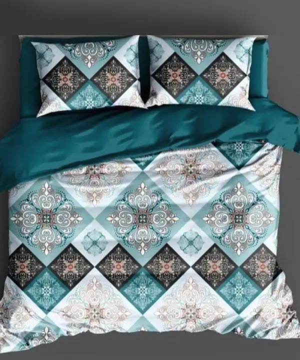 Sonya enterprises flat. Double bedsheet. With two pillow cover size 90x100 uploaded by Sonya enterprises on 7/26/2023