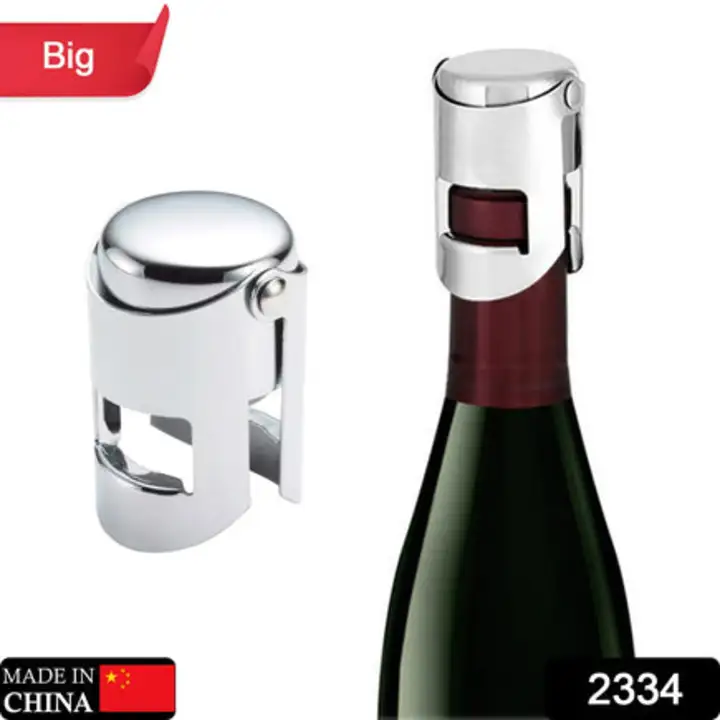 2334 Stainless Steel Sealed Sparkling Champagne Bottle Stopper... uploaded by DeoDap on 7/26/2023