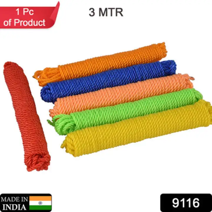9116 3Meter Heavy Duty Laundry Drying Clothesline Rope... uploaded by DeoDap on 7/26/2023