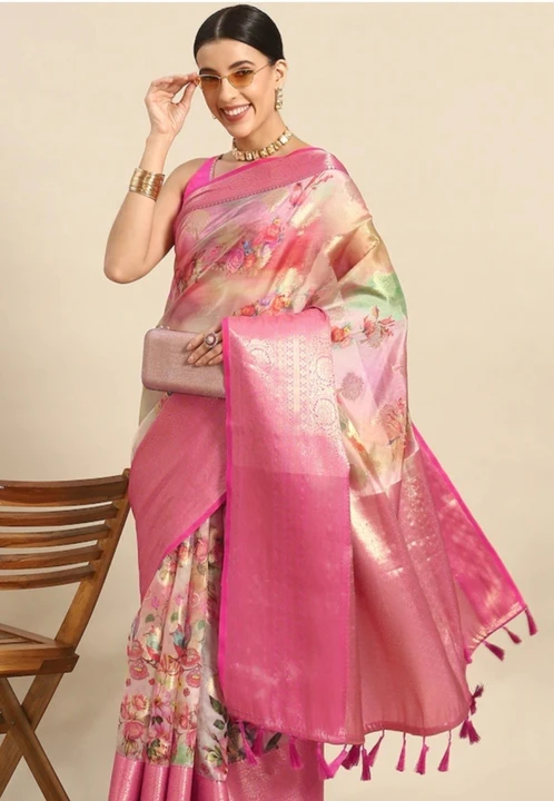 Post image Hey! Checkout my new product called
Half silk saree.