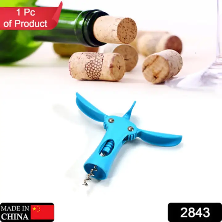 2843 Plastic Wing Corkscrew Wine Bottle Opener Simple... uploaded by DeoDap on 7/26/2023