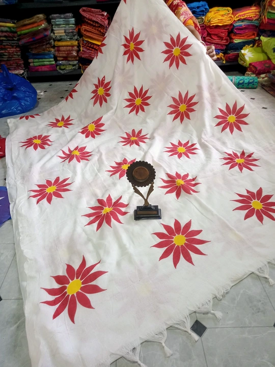 Cotton handloom uploaded by Binapani saree center on 7/26/2023