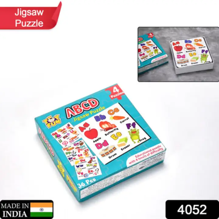 4052 Learning Abcd JigaSaw Toy Puzzle For Children... uploaded by DeoDap on 7/26/2023