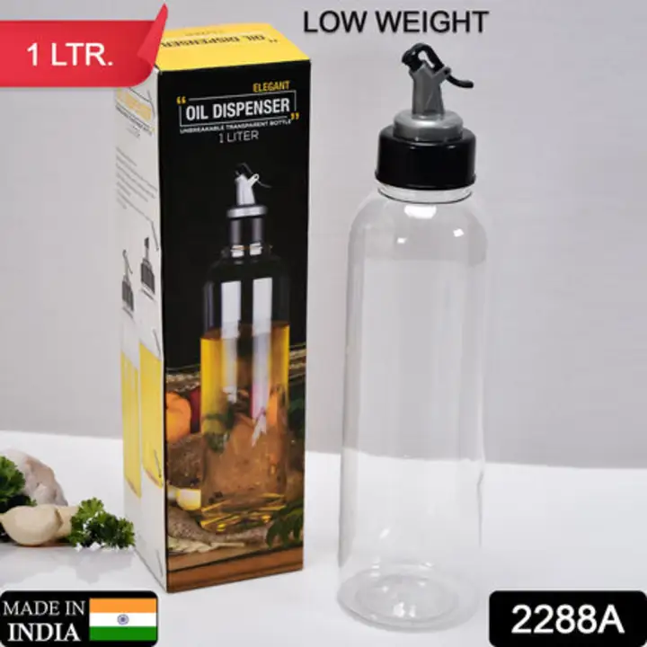 2288A 1LTR OIL DISPENSERWITH LID - CLEAR, DRIP... uploaded by DeoDap on 7/26/2023