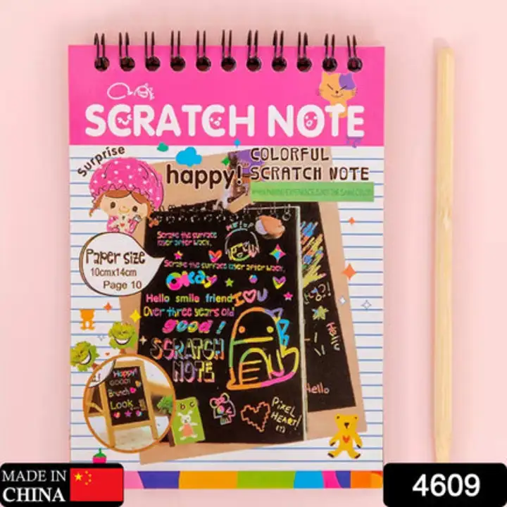 4609 Crafts Rainbow Art Scratch Paper Book Sheets... uploaded by DeoDap on 7/26/2023