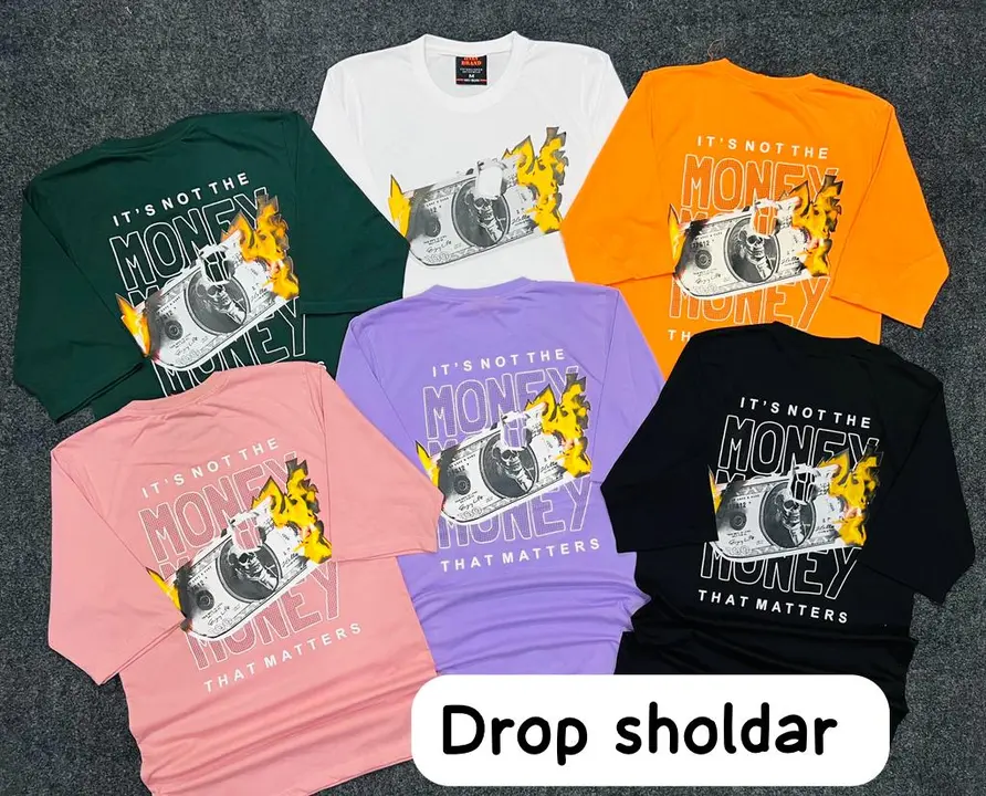 PC Cotton Down Shoulder Tshirt  uploaded by Singla fashion Mart on 7/26/2023