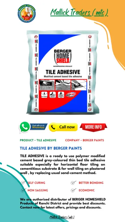 Tile Adhesive uploaded by business on 7/26/2023