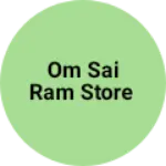 Business logo of Om sai ram store