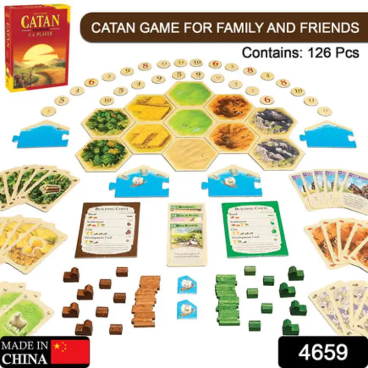 4659 Catan Board Game Extension Allowing a Total... uploaded by DeoDap on 7/26/2023