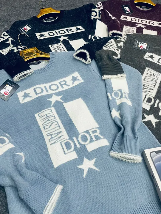 BRAND: DIOR
*SUPERSOFT HAIR*
*BIOWASHED*
PULLOVER
SIZE: M L XL
*STANDARD SIZES*
COLORS:4
12 PIECES S uploaded by Puri enterprises on 7/26/2023