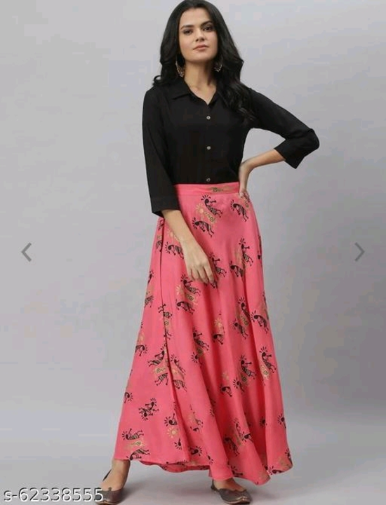 Post image Priya creations woment skirt top set
Name: Priya creations woment skirt top set
Top Fabric: Rayon
Bottom Fabric: Rayon
Sleeve Length: Three-Quarter Sleeves
Top Pattern: Solid
Bottom Pattern: Printed
Net Quantity (N): 1
Sizes: 
XS (Top Bust Size: 34 in, Top Length Size: 23 in, Bottom Waist Size: 32 in, Bottom Length Size: 38 in) 
S (Top Bust Size: 36 in, Top Length Size: 23 in, Bottom Waist Size: 34 in, Bottom Length Size: 38 in) 
M (Top Bust Size: 38 in, Top Length Size: 25 in, Bottom Waist Size: 36 in, Bottom Length Size: 38 in) 
L (Top Bust Size: 40 in, Top Length Size: 25 in, Bottom Waist Size: 38 in, Bottom Length Size: 38 in) 
XL (Top Bust Size: 42 in, Top Length Size: 26 in, Bottom Waist Size: 40 in, Bottom Length Size: 38 in) 
XXL (Top Bust Size: 44 in, Top Length Size: 26 in, Bottom Waist Size: 42 in, Bottom Length Size: 38 in)

*₹ = 600/-
Watsapp-6282487845
Country of Origin: India
https://myshopprime.com/Liva/fcw1wx3