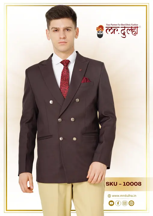 Classy Blazer in Coffee colour by Mr Dulha Brand  uploaded by Mr Dulha  on 7/26/2023