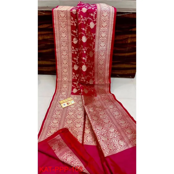 Banarasi handloom pure sarees uploaded by business on 7/26/2023