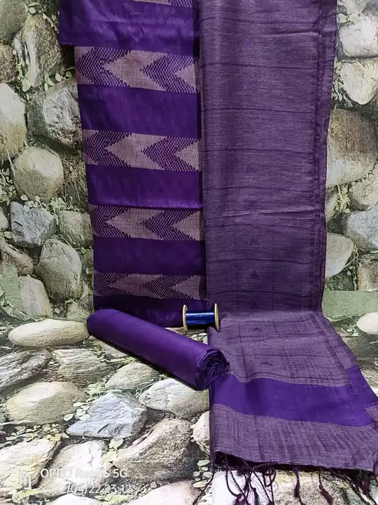 Katan Silk with Weaving Design  uploaded by S Kumar Creations on 7/26/2023