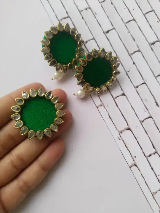 Kundan rings and earrings combo uploaded by The serene by Rainvas on 7/26/2023