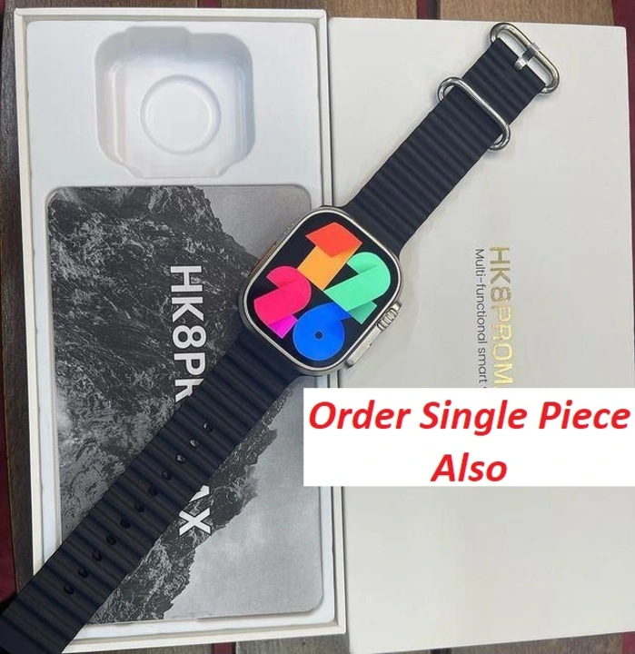Hk 8 pro max watch amoled display uploaded by business on 7/26/2023