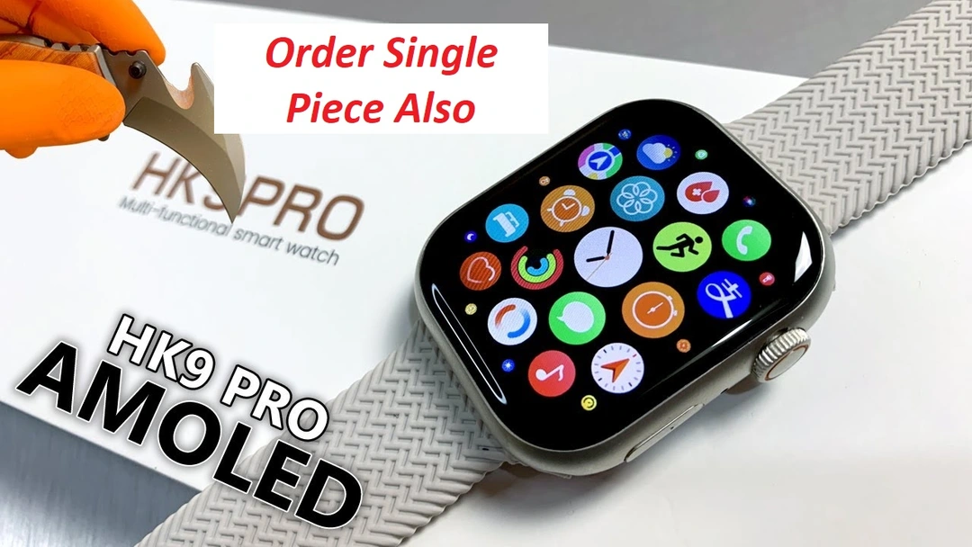 Hk 9 pro watch 8 series amoled display  uploaded by business on 7/26/2023