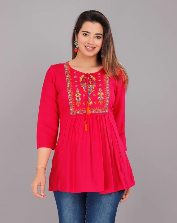 Women Embroidered Stylish Top  uploaded by Laila fashion on 7/27/2023