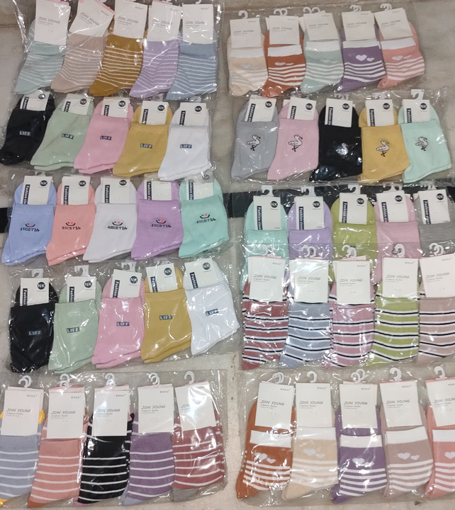 Girls , Women socks  Imported quality  uploaded by R.S.G Readymade , Shani cloth house  on 7/27/2023
