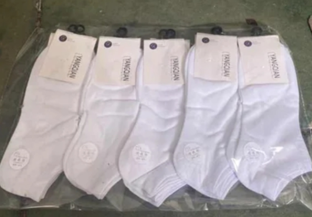 Imported plain ankle white socks uploaded by R.S.G Readymade , Shani cloth house  on 7/27/2023