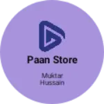 Business logo of Paan store