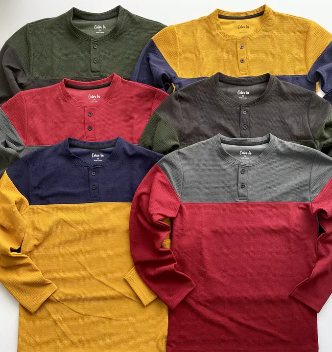 Mens Henley Neck Tshirts uploaded by business on 7/27/2023