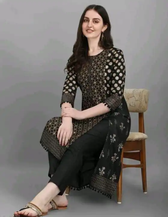 Womens gold and pigment printed kurta uploaded by Asort business on 7/27/2023