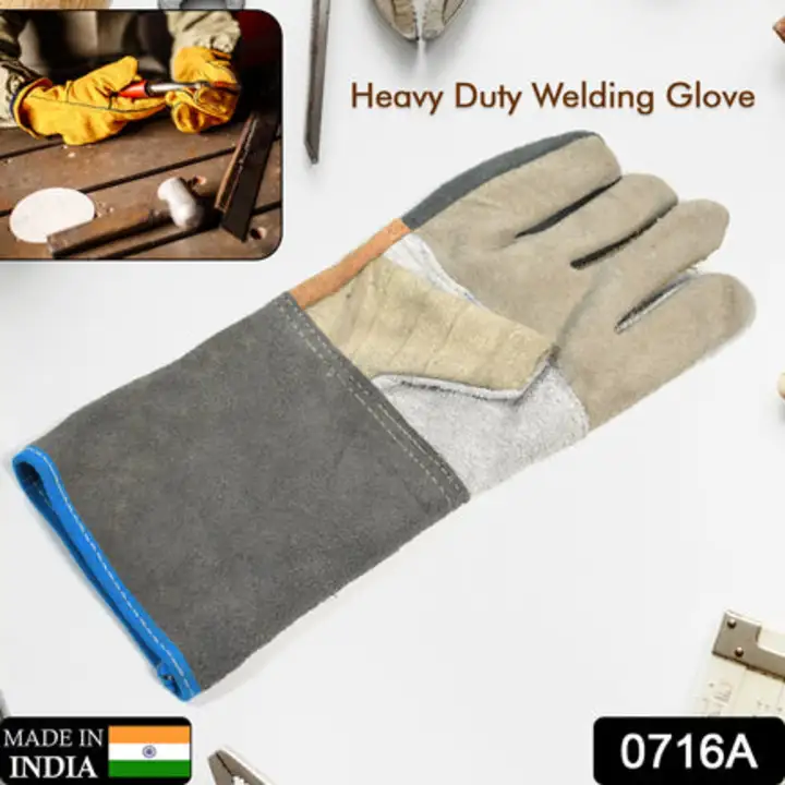 0716A Industrial Heavy Duty Welding Leather Glove With... uploaded by DeoDap on 7/27/2023