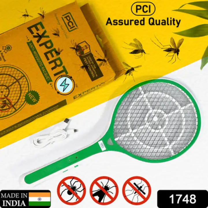1748 Mosquito Killer bat Rechargeable Fast Charging Battery... uploaded by DeoDap on 7/27/2023