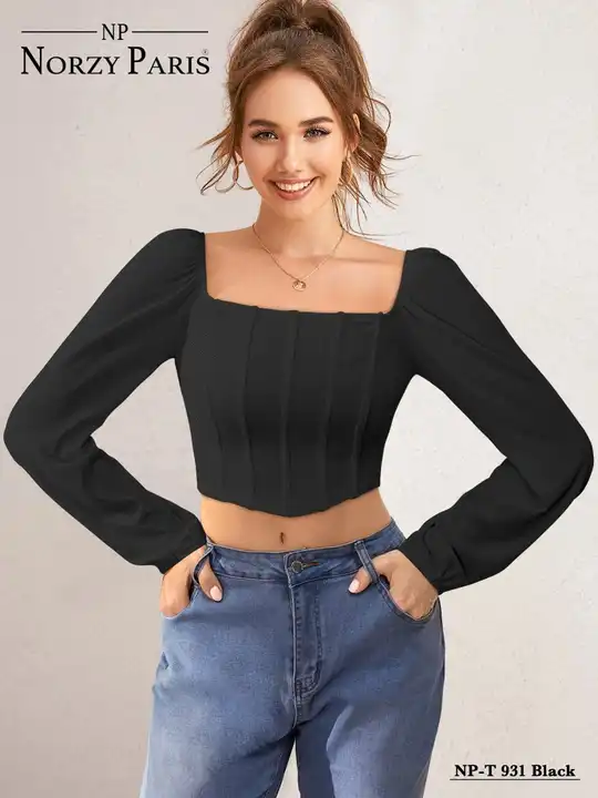 Ladies Trendy Crop-Top uploaded by CAIRA LONDON on 7/27/2023