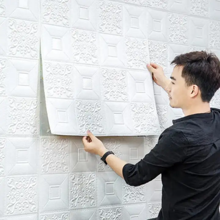 9276 Wallpaper 3D Foam Wallpaper Sticker Panels I... uploaded by DeoDap on 7/27/2023