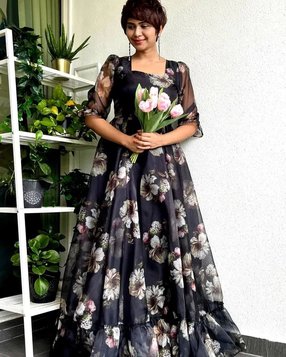 Sukhkarta Clothing Tabby Organza Gown  uploaded by Sukhkrta clothing  on 7/27/2023