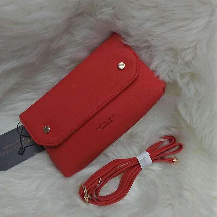 Sling bag red colour uploaded by business on 7/16/2020