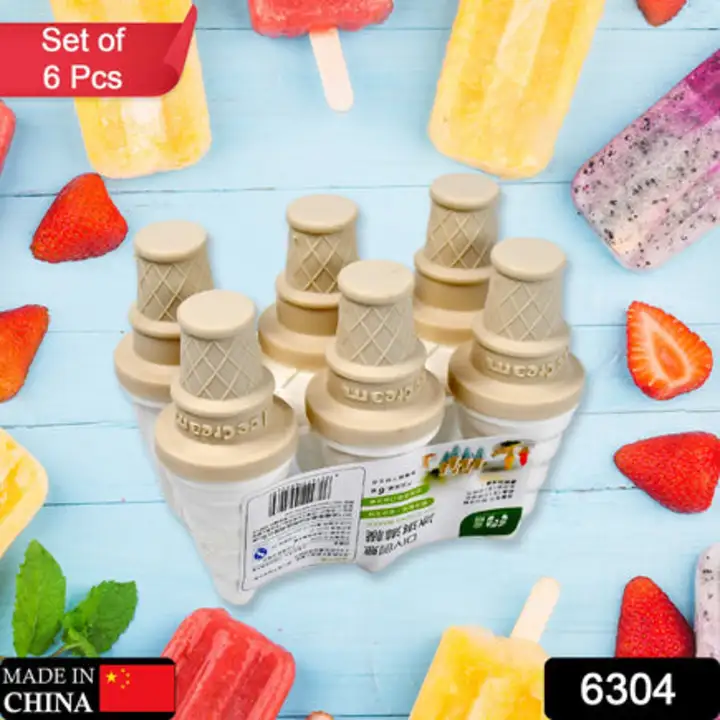 6304 6 Pc ice candy maker Ice Cream... uploaded by DeoDap on 7/27/2023