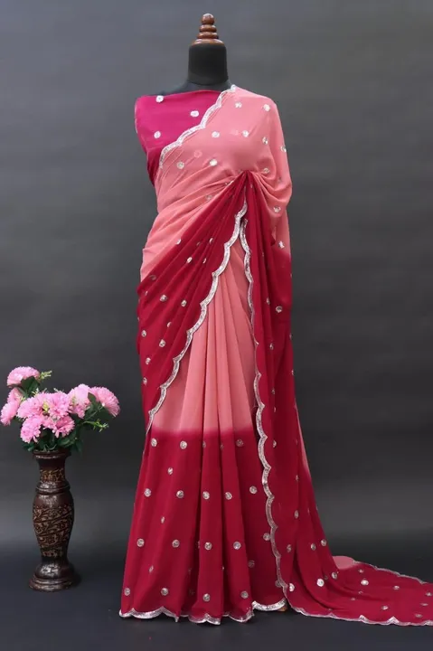 Georgette Saree 2 uploaded by Ethnic Fashion on 7/27/2023