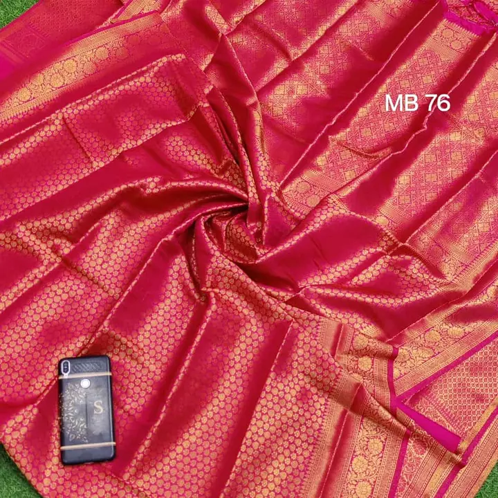 Mulbery Soft Broced silk Saree with BP uploaded by Atropos Fasion on 7/27/2023