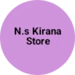 Business logo of N.S kirana store