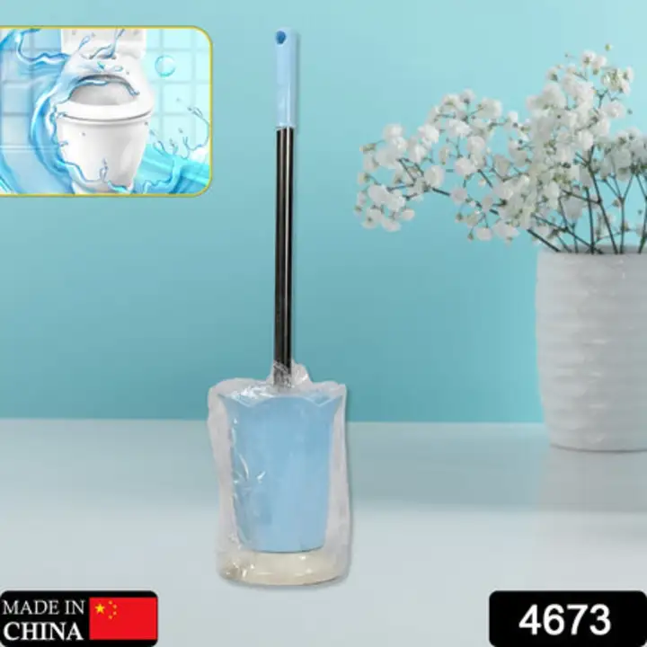 4673 Premium Toilet Plastic Brush with Holder Stand... uploaded by DeoDap on 7/27/2023