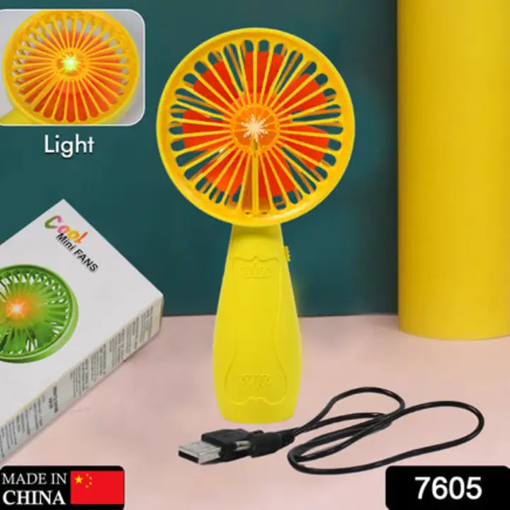 7605 Foldable Handy Light Fans Rechargeable Handheld Mini... uploaded by DeoDap on 7/27/2023