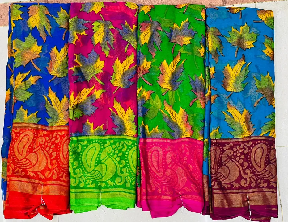 Brasso sarees uploaded by Bhavyam prints on 7/27/2023