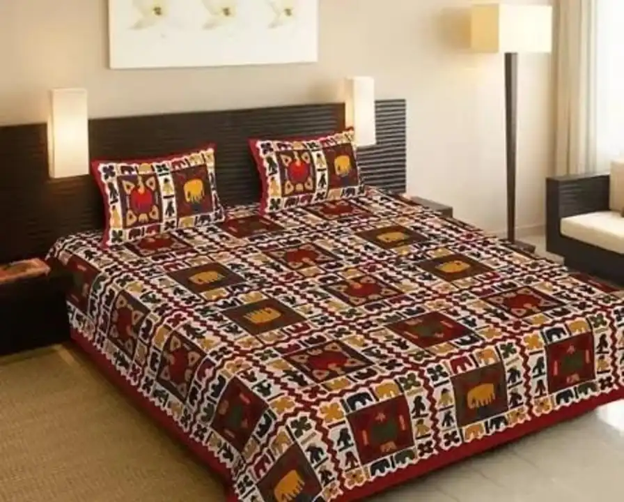 Bedsheet(6/7 size) 2 pillow cover uploaded by Atropos Fasion on 7/27/2023