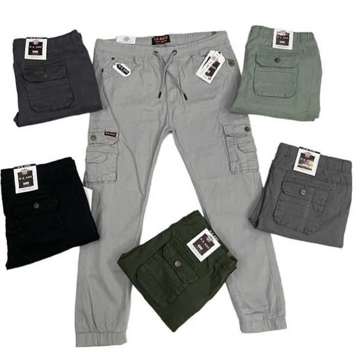 Mens cotton six pocket joggers uploaded by Sk jahir jeans on 7/27/2023