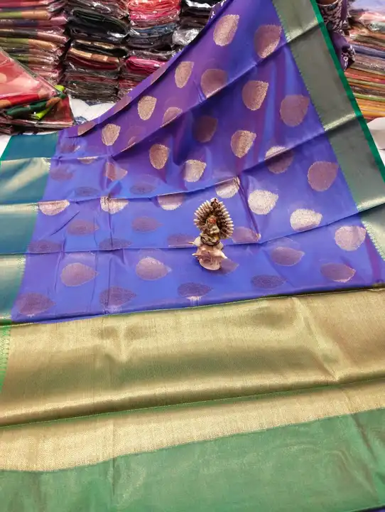 Organza copper zari woven desighner saree with BP uploaded by business on 7/27/2023