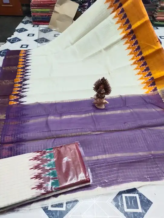 Madhuri cotton saree with BP uploaded by Atropos Fasion on 7/27/2023