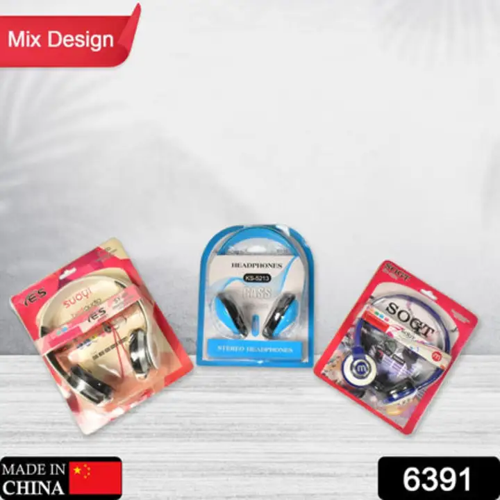 6391 DJ Style High-Performance Stereo Headphones, Stereo Sports... uploaded by DeoDap on 7/27/2023