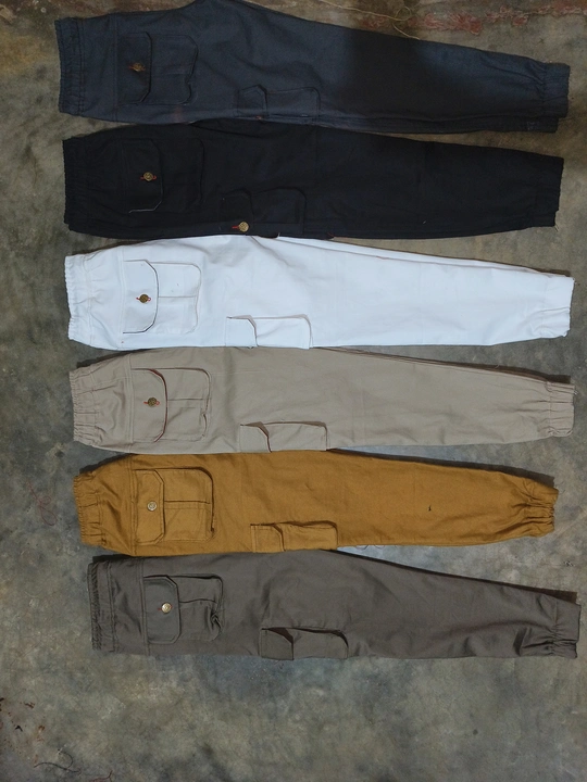 Mens cotton six pocket joggers uploaded by Sk jahir jeans on 7/27/2023