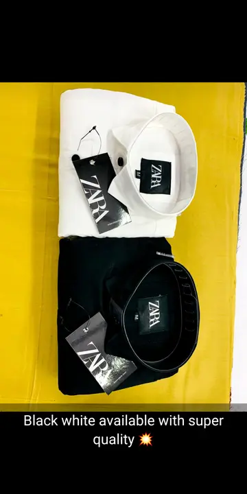 White & Black Shirts uploaded by Family Enterprize on 7/27/2023