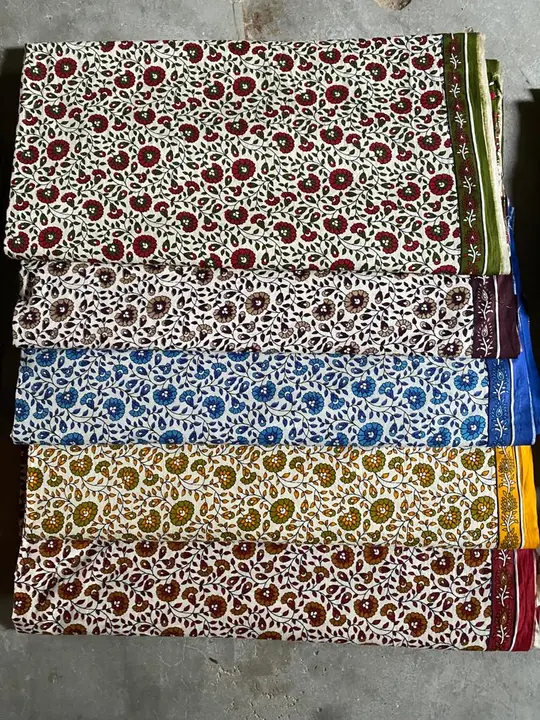 Jaipuri Design Cotton Suit Unstitched Fabric Set of 3 uploaded by Laven Exclusive on 7/27/2023
