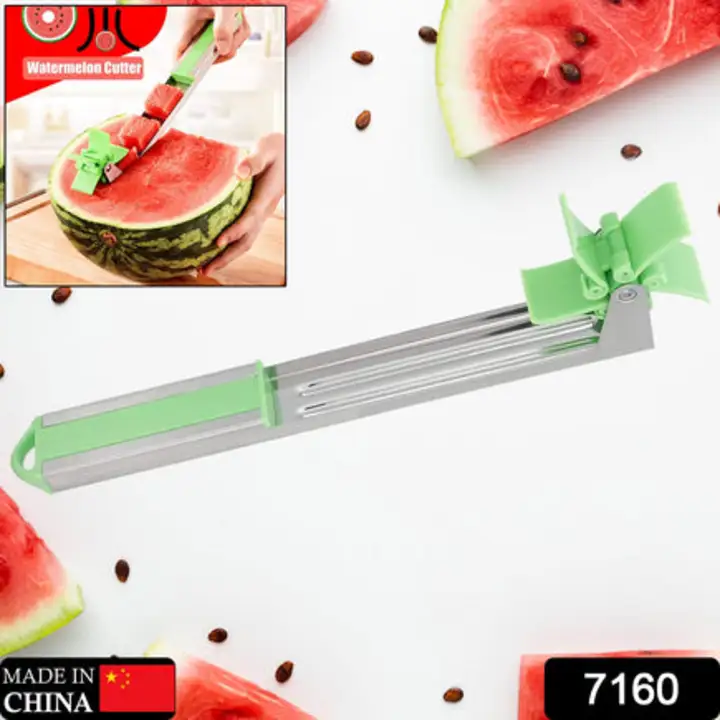 7160 Stainless Steel Washable Watermelon Cutter Windmill Slicer... uploaded by DeoDap on 7/27/2023
